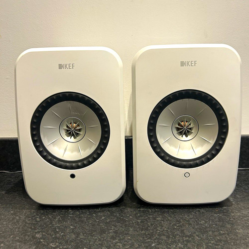 Kef lsx speakers white - kef, white,