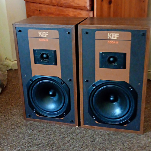 Kef coda iii vintage speakers - coda,