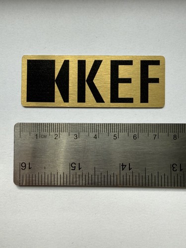 Kef speaker badge custom - badge,