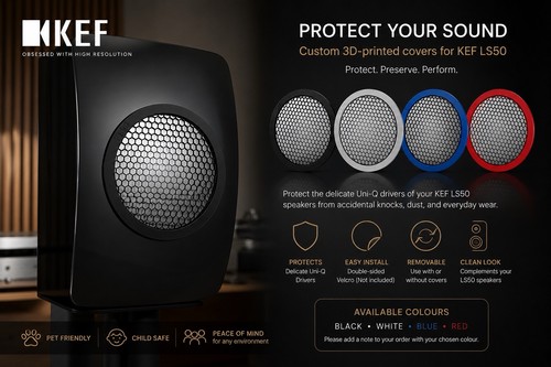 Kef ls50 speaker grills - grills, /