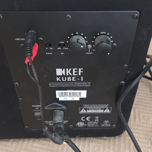 Kef kube active subwoofer - kef,